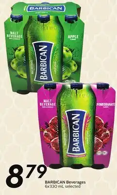 Sobeys BARBICAN Beverages offer