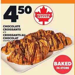 Independent Grocer CHOCOLATE CROISSANTS, 4'S offer