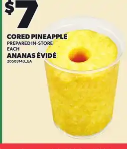 Independent Grocer CORED PINEAPPLE offer