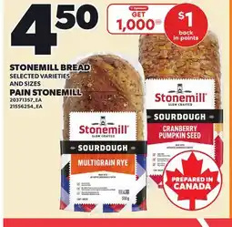 Independent Grocer STONEMILL BREAD offer