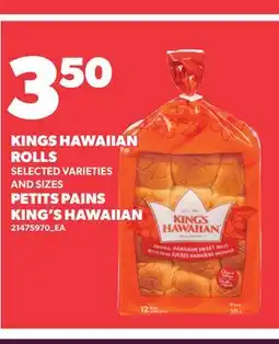Independent Grocer KINGS HAWAIIAN ROLLS offer
