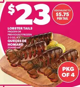 Independent Grocer LOBSTER TAILS, 2-3 OZ, 4'S offer