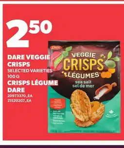 Independent Grocer DARE VEGGIE CRISPS offer