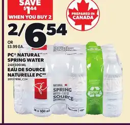 Independent Grocer PC NATURAL SPRING WATER offer