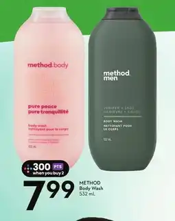 Sobeys METHOD Body Wash offer