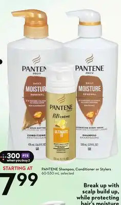 Sobeys PANTENE Shampoo, Conditioner or Stylers offer