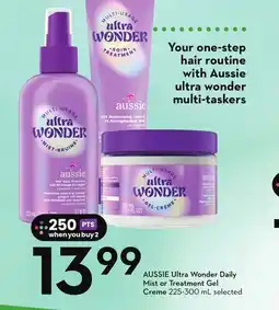 Sobeys AUSSIE Ultra Wonder Daily Mist or Treatment Gel Creme offer
