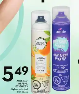 Sobeys AUSSIE or HERBAL ESSENCES Stylers offer