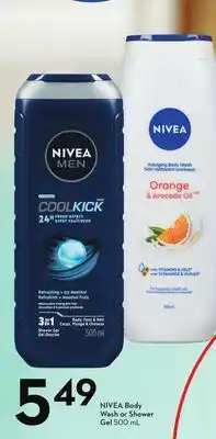 Sobeys NIVEA Body Wash or Shower Gel offer
