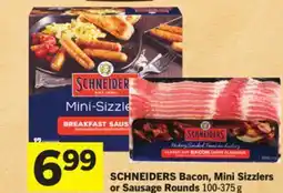 Foodland SCHNEIDERS Bacon, Mini Sizzlers or Sausage Rounds offer