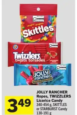 Foodland JOLLY RANCHER Ropes, TWIZZLERS Licorice Candy offer