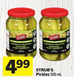 Foodland STRUB'S Pickles offer