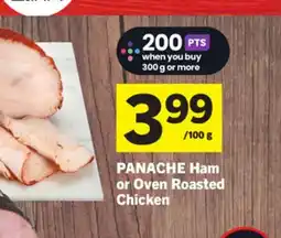 Foodland PANACHE Ham or Oven Roasted Chicken offer