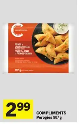 Foodland COMPLIMENTS Perogies offer