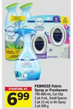Foodland FEBREZE Fabric Spray or Fresheners offer
