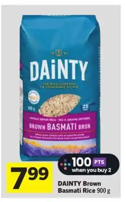Foodland DAINTY Brown Basmati Rice offer