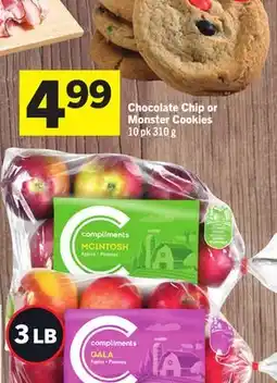 Foodland Chocolate Chip or Monster Cookies offer