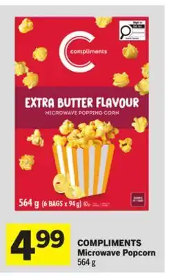 Foodland COMPLIMENTS Microwave Popcorn offer