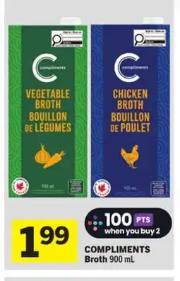 Foodland COMPLIMENTS Broth offer