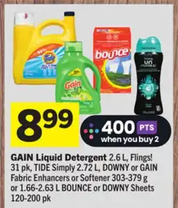 Foodland GAIN Liquid Detergent offer