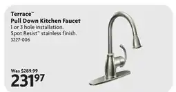 Home Hardware Terrace Pull Down Kitchen Faucet offer