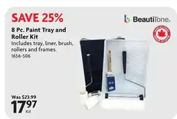 Home Hardware 8 Pc. Paint Tray and Roller Kit offer