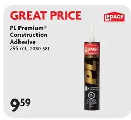 Home Hardware PL Premium Construction Adhesive offer