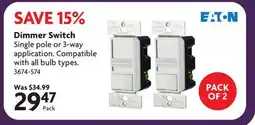 Home Hardware Dimmer Switch offer