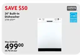 Home Hardware 24 Built-In Dishwasher offer