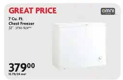 Home Hardware 7 Cu. Ft. Chest Freezer offer