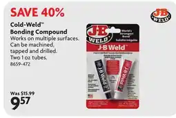 Home Hardware Cold-Weld Bonding Compound offer