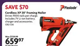 Home Hardware Cordless XP 30° Framing Nailer offer
