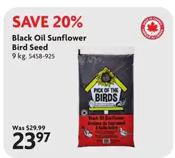 Home Hardware Black Oil Sunflower Bird Seed offer