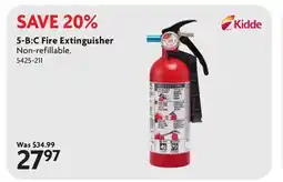 Home Hardware 5-B: C Fire Extinguisher offer