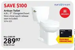 Home Hardware Artisan Toilet offer
