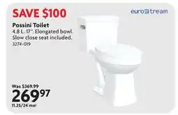 Home Hardware Possini Toilet offer