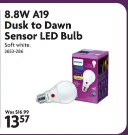 Home Hardware Dusk to Dawn Sensor LED Bulb offer
