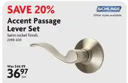 Home Hardware Accent Passage Lever Set offer