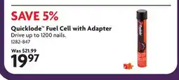 Home Hardware Quicklode Fuel Cell with Adapter offer