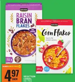 Food Basics SELECTION CEREAL offer