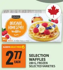 Food Basics SELECTION WAFFLES offer