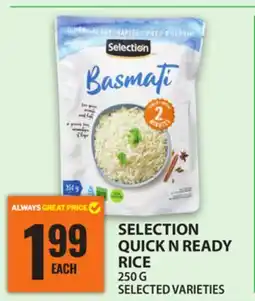 Food Basics SELECTION QUICK N READY RICE offer