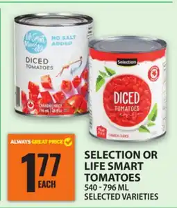 Food Basics SELECTION OR LIFE SMART TOMATOES offer