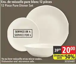 Sushi Shop 12 Piece Pure Dinner Set offer