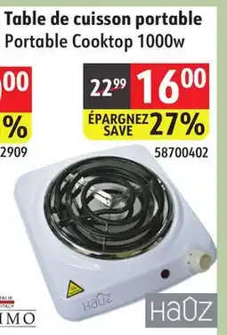 Sushi Shop Portable Cooktop 1000w offer