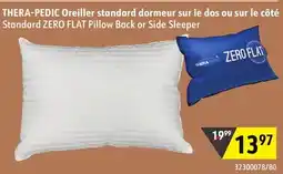 Sushi Shop Standard ZERO FLAT Pillow Back or Side Sleeper offer
