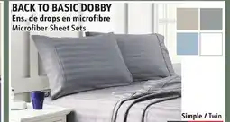 Sushi Shop BACK TO BASIC DOBBY Microfiber Sheet Sets Simple / Twin offer