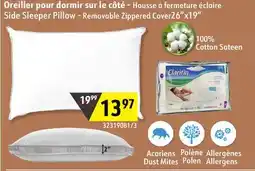 Sushi Shop Side Sleeper Pillow - Removable Zippered Cover26x19 offer