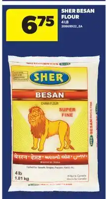 Real Canadian Superstore SHER BESAN FLOUR, 4 LB offer