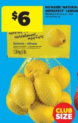Real Canadian Superstore NO NAME NATURALLY IMPERFECT LEMONS, 3 LB offer